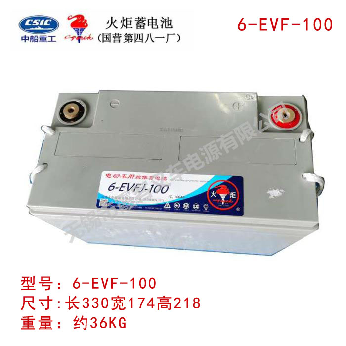 6EVF-100火炬蓄電池